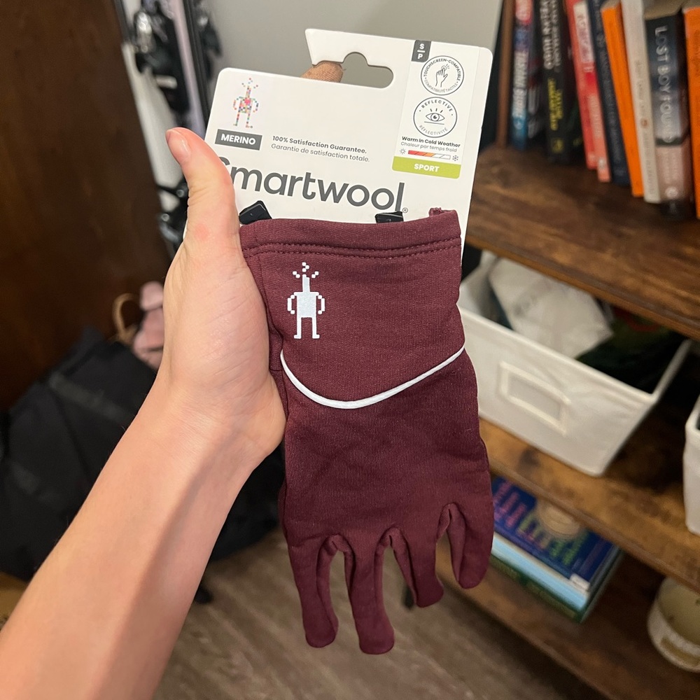 Smart Wool Sport Winter Gloves - Small